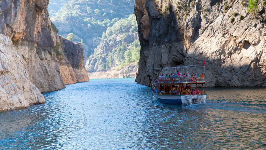 Side: Green Canyon Boat Trip & Bus Safari with Lunch - Manavgat Waterfall and the river corridor