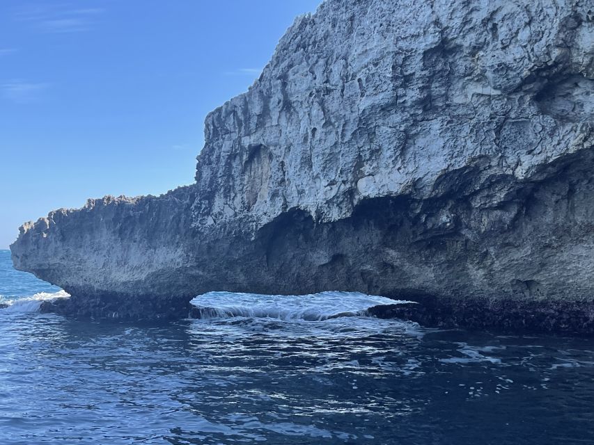 siracusa boat tour with visit to sea caves and ortigiaisland - Seeing Arethusa Fountain from the sea