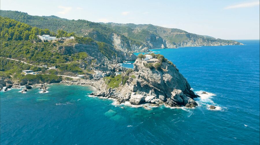 Skiathos: Mamma Mia Island and Beach Day Cruise - Kastani Beach and the first Mamma Mia connection