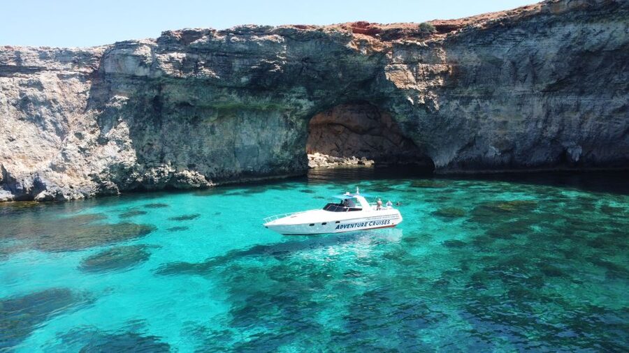 Sliema: Boat Trip to Comino Blue Lagoon, Gozo, and Caves - Comino’s Blue Lagoon and the island stop