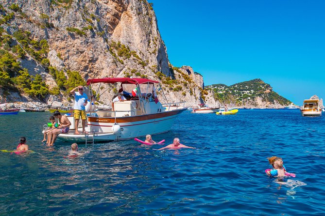 Small Group Boat Day Excursion to Capri Island from Sorrento - The cruise begins with Capri’s caves