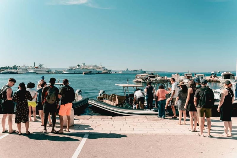 Split: Blue Lagoon & 3 Islands Small Group Speedboat Tour - Trogir: ancient streets in a 75-minute stop