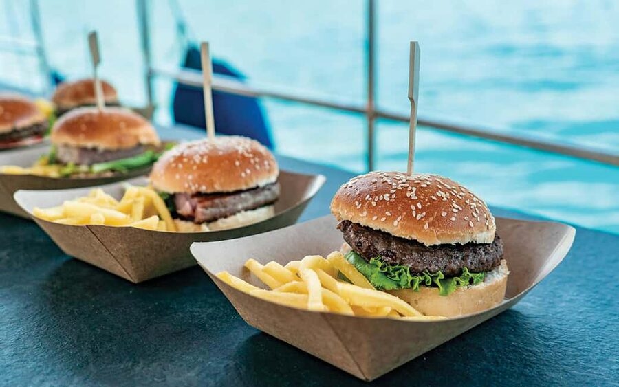 Split: Blue Lagoon and 3 Island Cruise with Food and Drinks - Leaving Split with breakfast onboard