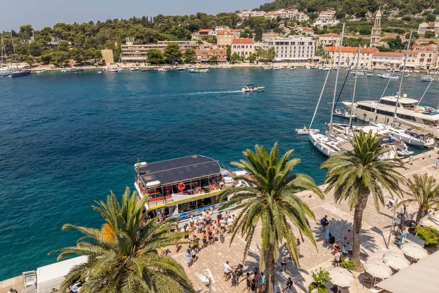 Split: Hvar, Brač, and Pakleni Cruise with Lunch and Drinks - Hvar Town gives you the cultural break