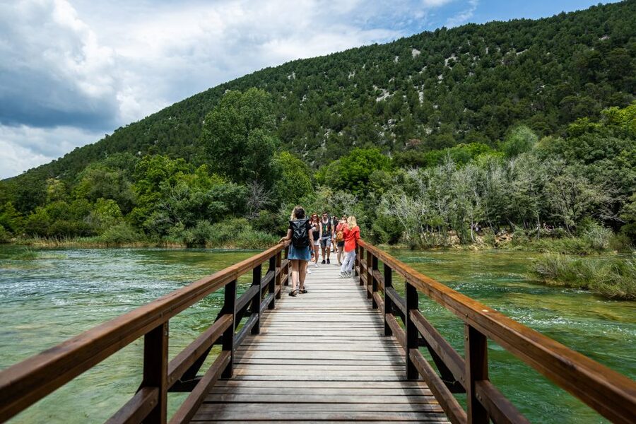 Split: Krka National Park Day Trip with Boat Ride & Swimming - Leaving Split for Krka National Park