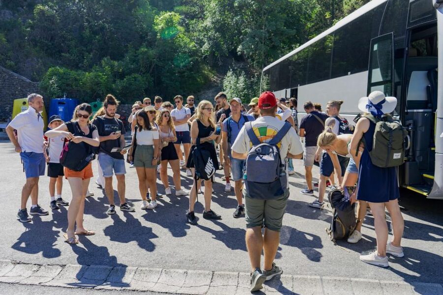 Split: Krka Waterfalls With Boat Cruise, Wine and Olive Oil - The 30-minute boat cruise from Skradin