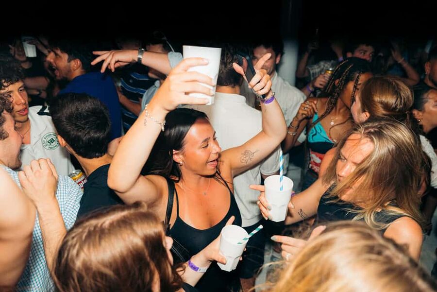 Split: Night Boat Party with Free Shots, Dj and After Party - How the Split night gets started at the Topolino meeting point