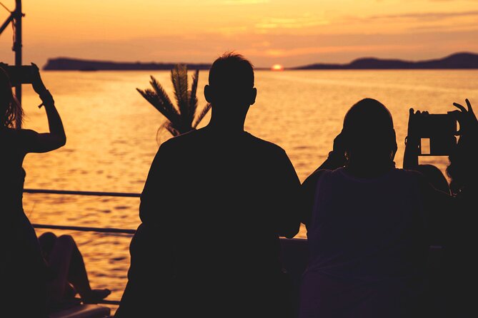 Sunset Beach Hopping Cruise, Cala Comte and Cala Bassa, SUP and snorkelling - The sunset is the reason to stay aboard