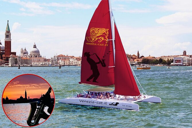 Sunset Jazz Catamaran Cruise with Aperitivo and Live Saxophone - Meeting the catamaran on Via Giuseppe Garibaldi