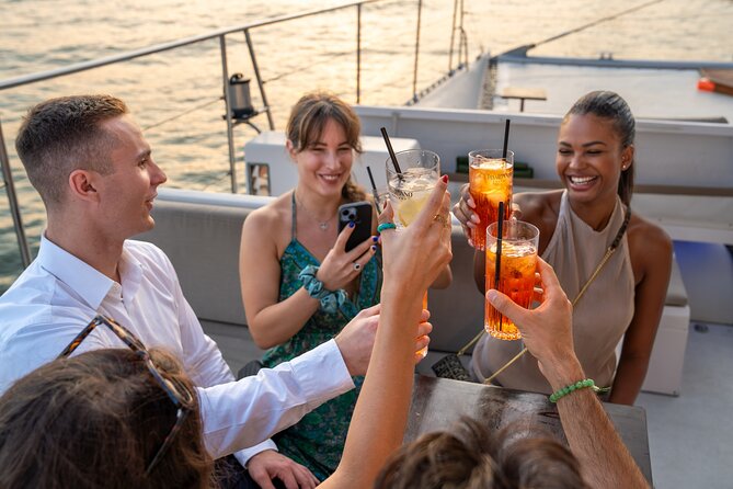 Sunset Jazz Catamaran Cruise with Aperitivo and Live Saxophone - Sunset, wind, and the practical comfort factor
