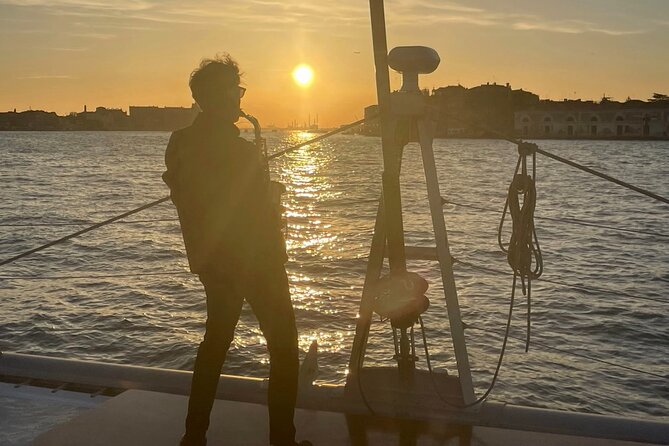 Sunset Jazz Catamaran Cruise with Aperitivo and Live Saxophone - The Giudecca Canal and the Zattere waterfront
