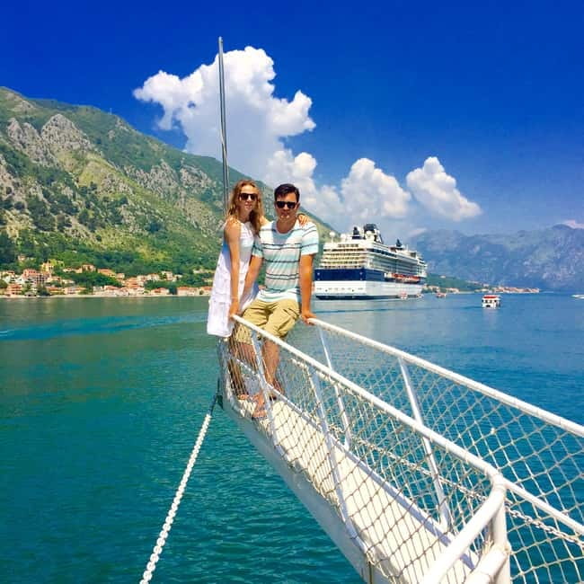 Tivat/Kotor: Boka Bay Full-Day Guided Cruise with Swim Stop - The return past St. Mark’s Island and Porto Montenegro