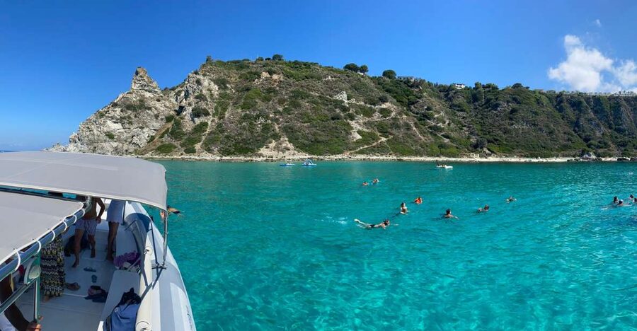 Tropea: Capo Vaticano Boat Trip with Snorkeling & Drink - Formicoli: Roman remains and the first swim