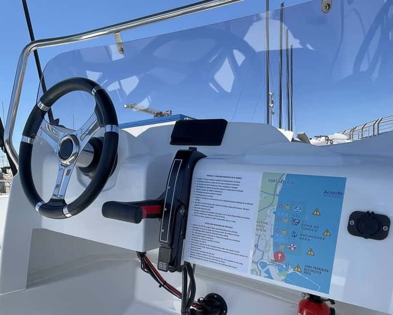 Valencia: Boat Rental Without License - Swimming, sun, and music on your own schedule