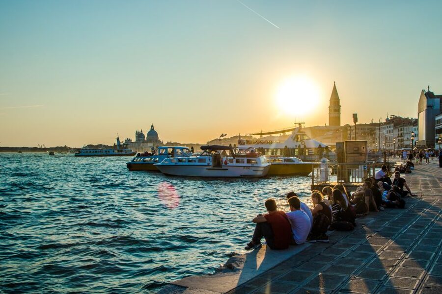 Venice: Sunset Cruise by Typical Venetian Boat - From Ospedale to the Open Lagoon