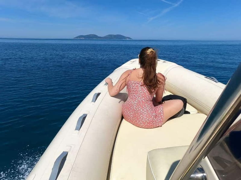Vlore: Haxhi Ali Cave, Karaburun Speedboat Tour & Snorkeling - From Hotel Bologna to the open sea