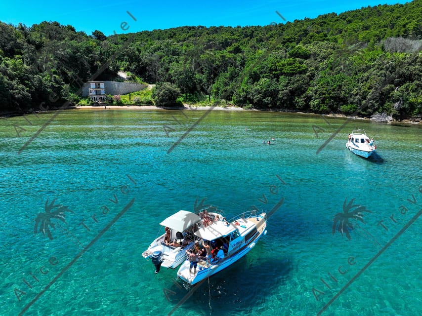 Zadar: 3 Island Speedboat Tour with Wine and Snorkeling - Preko: the longest and most flexible island visit