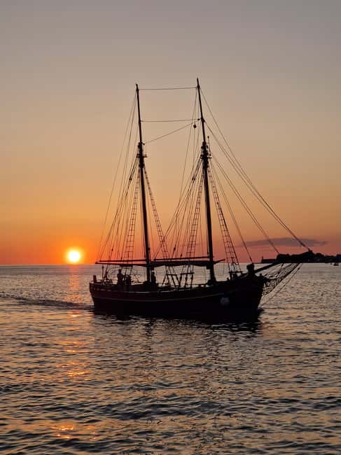 Zadar: Sunset Cruise on Traditional Boat with Wine - The first part of the route: harbor and old town views