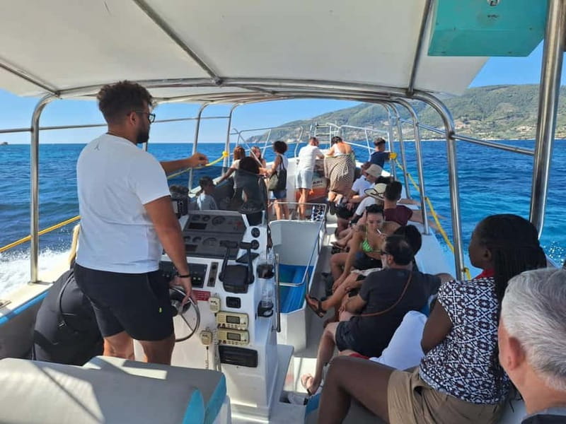 Zakynthos: Turtle Spotting, Marathonísi & Keri Caves Cruise - Turtle spotting in Laganas Bay