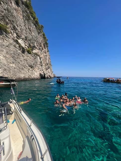 Zakynthos: Turtles, Marathonisi & Keri Caves Speedboat Tour - Keri Caves, arches, and the first swim